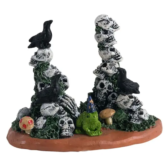 Lemax Skull Cairns {1}