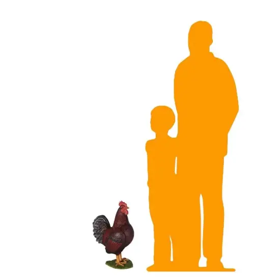Rooster Life Size Statue {2}