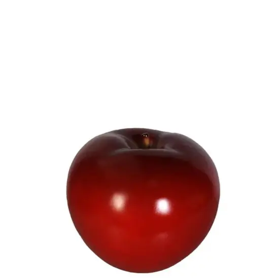 Medium Red Apple Over Sized Statue {1}