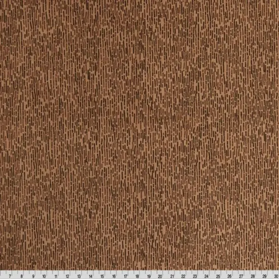 Brown Dash Cuddle Extra Wide Fabric per yard {1}