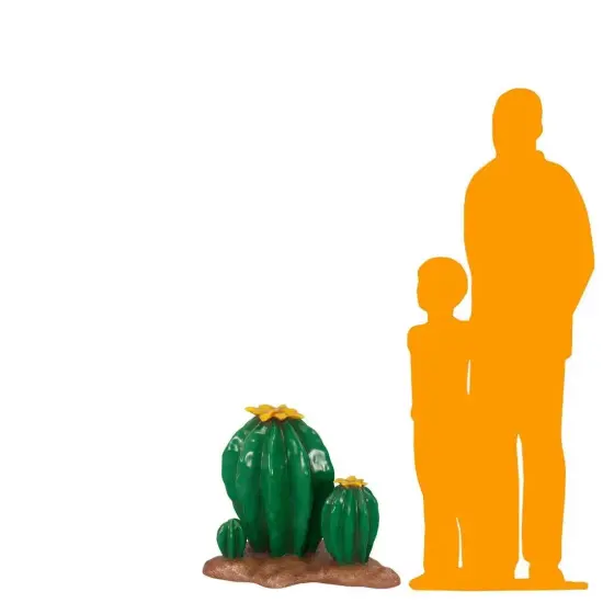 Cactus Cacti Bundle Life Size Statue {2}