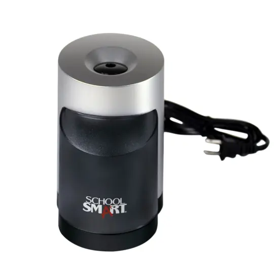 School Smart Vertical Electric Pencil Sharpener, 6 x 4 Inches, Black and Gray {1}