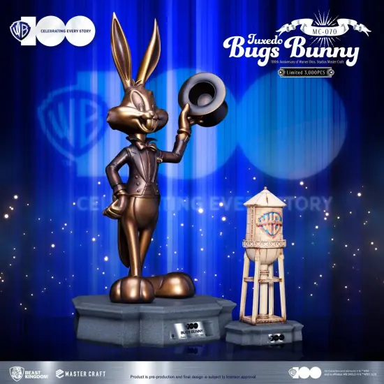 Warner Bros. 100th Anniversary Tuxedo Bugs Bunny Master Craft Statue {5}