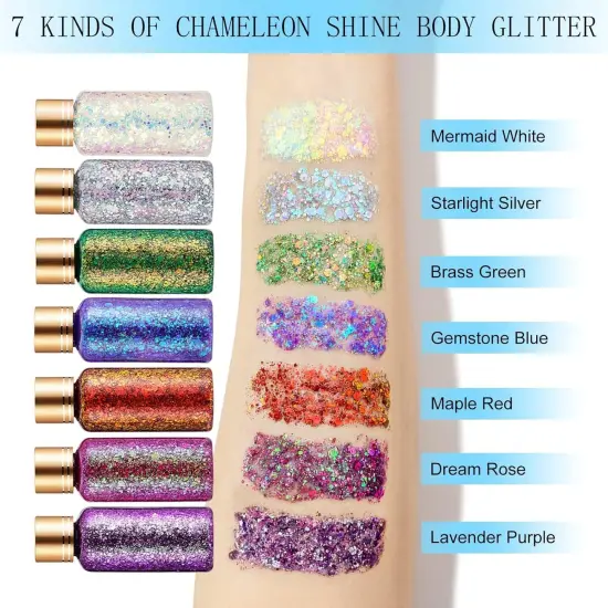 Holographic Body Glitter Gel for Face {3}