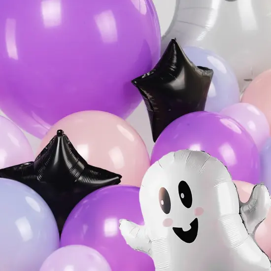 160pcs Pink and Purple Balloon Garland Arch Kit {4}