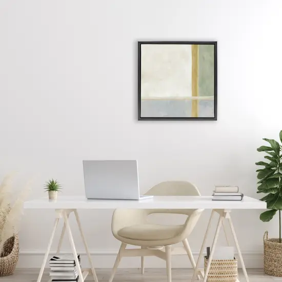 Stupell Industries Neutral Linear Boxes Floating Frame, design by J:L Design {2}
