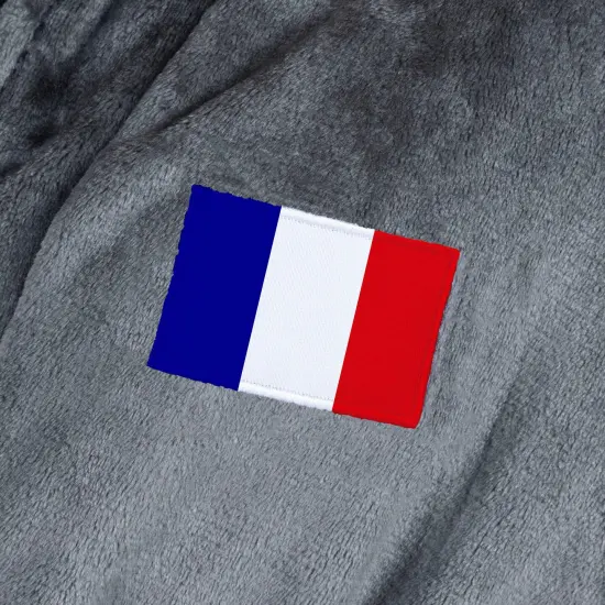 Country Flag Silk Touch Robe France {4}