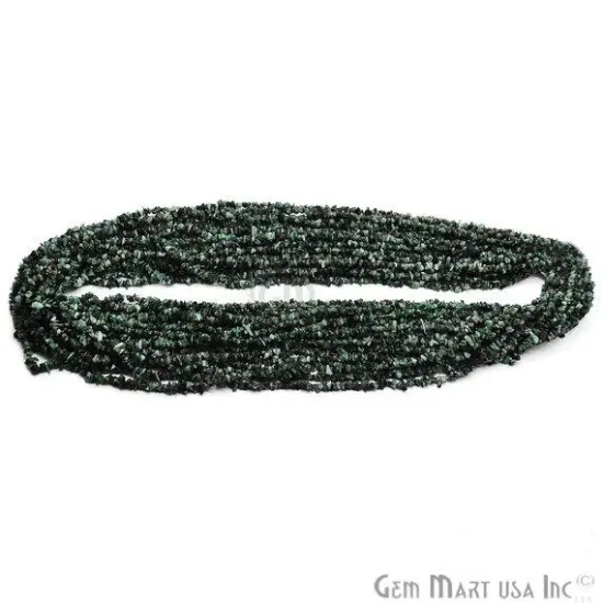 Ruby Zoisite Chip Beads, 34 Inch, Natural Chip Strands, Drilled Strung Nugget Beads, 3-7mm, Polished, GemmartUSA (CHRZ-70001) {5}