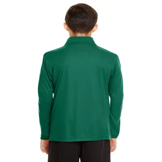 Team&reg; Youth Zone Performance Quarter-Zip Sport Royal {5}