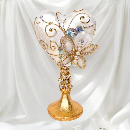 Valentine's Day and Wedding Tabletop Decor - Holiday Tree Ivory {5}