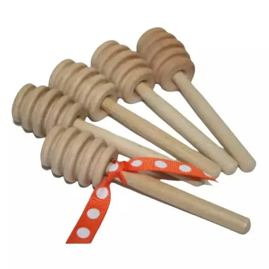 Kitcheniva 15 Pcs 4" Wooden Mini Honey Dippers Party Favor Crafts Decor {1}