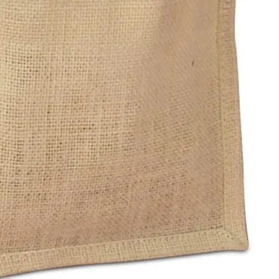Small Jute Handle Bag Trimmed Bottom 7" x 2.75" x 6" Compact and Stylish {5}