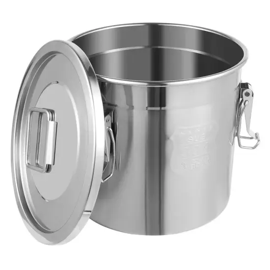 Stainless Steel Airtight Canister Storage Box Grains Tea Food Kitchen Container {1}