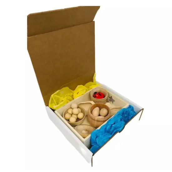 Kitcheniva Wooden Sensory Tray Sensory Kit My Little Sensory Tray Kids Crafts {4}