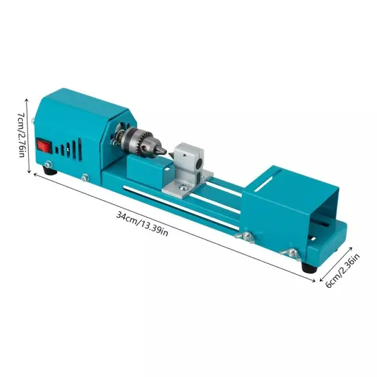 Mini Wood Lathe Machine Speed Adjustable Rotary Tool Buddha Pearl Lathe Milling {3}