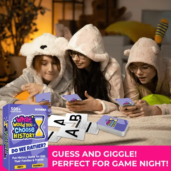 Trivia Game What Would You Choose History for Kids & Family {5}