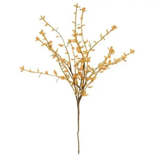 Decorative Wildflower Pick Peach {1}