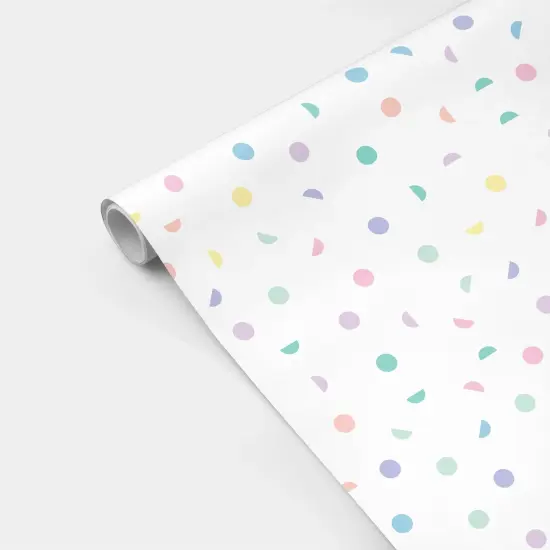 Confetti Half Circle Geo Gift Wrap {3}