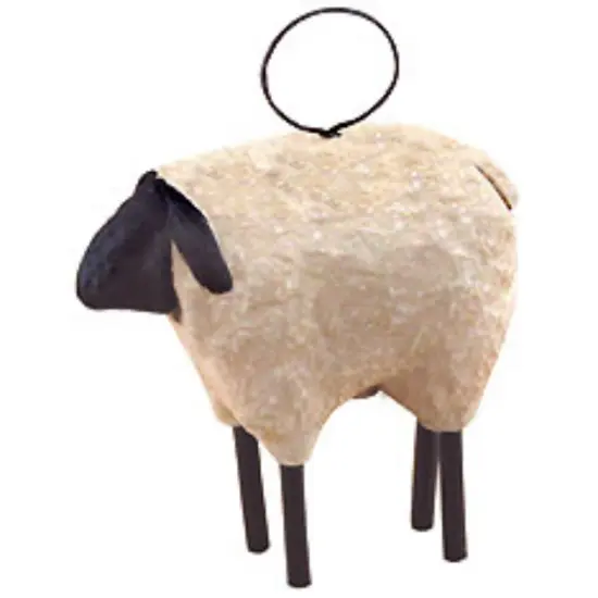 Resin Sheep Ornament {1}