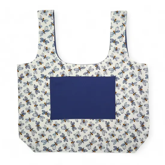 Crosscut Sewing Co.&reg; Foldable Shopping Bag Sewing Kit - Beginner Sewing Project Kit Bees {4}