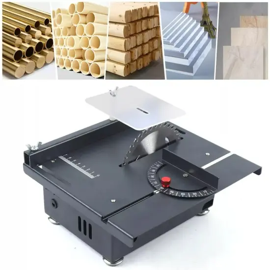Portable Compact mini Table Saw DIY Projects Work Shop Cutting Depth: 40mm {2}