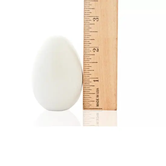 Kitcheniva 25 Pcs 2.5" White Wood Eggs Easter Decor Kids Pretend Play DIY {3}