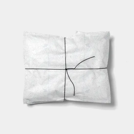 Topographic Map Gift Wrap XIV {1}