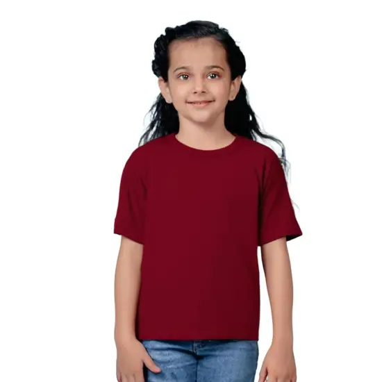 Gildan&reg; Heavy Cotton Crewneck Short Sleeve Youth T-Shirt - 5000B Garnet {1}