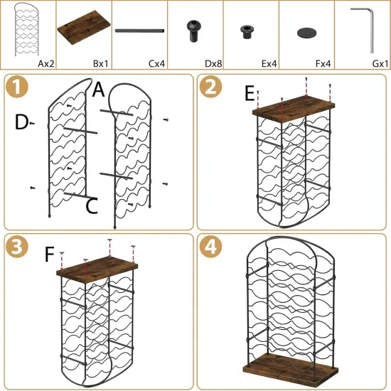 Coffee Pod Holder, Coffee Pod Organizer for Coffee Bar, Home or Office Kitchen Counter Organizer, Capacity of 30 Pods Brown {2}