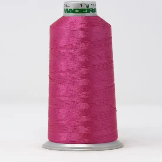 Polyneon Machine Embroidery Thread -- 5,500 yards cone -- Pink Rose Color, Ref. #1990 by Madeira&reg; {1}