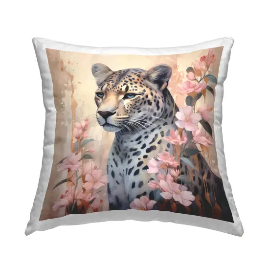 Wild & Regal Leopard Design by Lazar Studio Throw Pillow  {1}