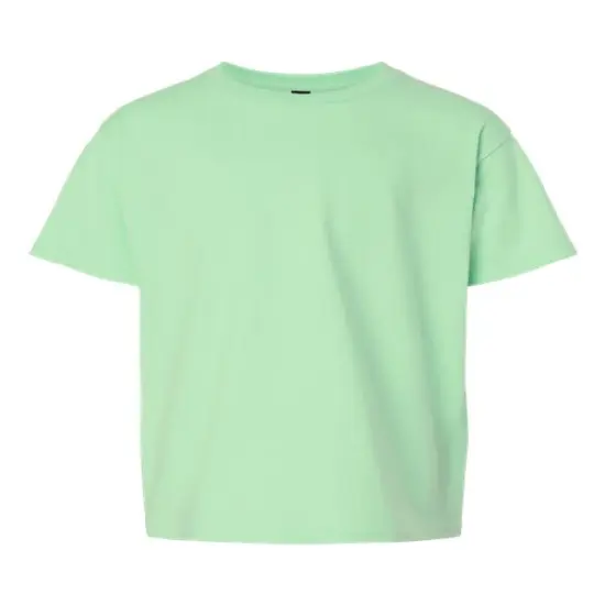 Gildan&reg; Classic Fit Crewneck short sleeve Youth Tee Mint green {2}