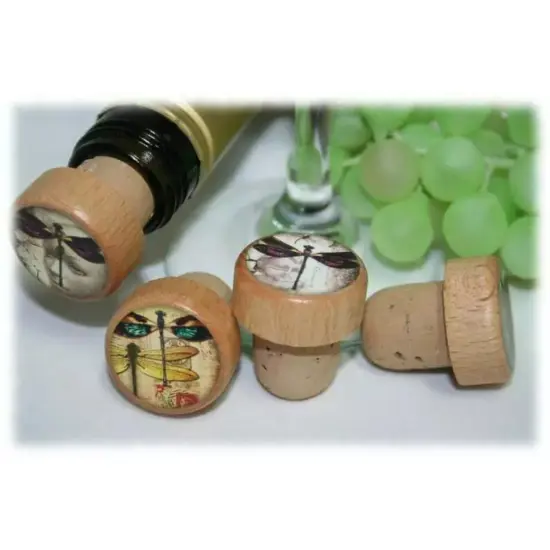 Kitcheniva 1 Pc Dragonfly Wine Stoppers Steam Punk Dragonflies Wine Stoppers {5}