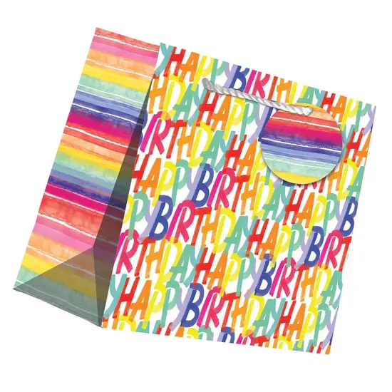 Patterned Gift Bags 14" x 7" x 17 1/2" Stylish Durable and Spacious {3}