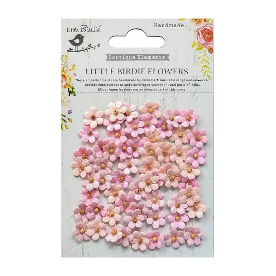 Little Birdie Beaded Micro Petals 60/Pkg-Pearl Pink {1}
