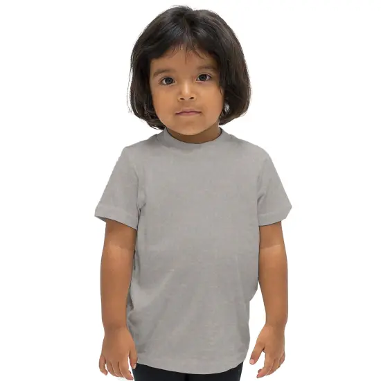BELLA + CANVAS&reg; Toddler Crewneck Short Sleeve Jersey T-Shirt Heather stone {1}