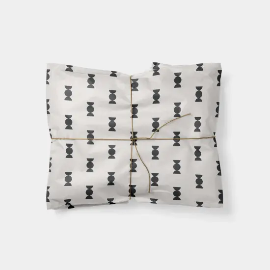 Geo Circle Semicircle Gift Wrap V {1}