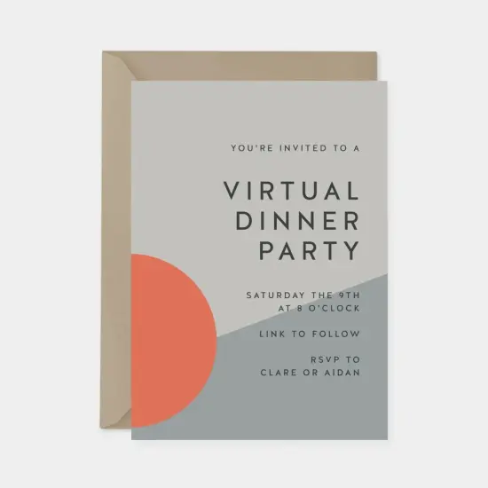 Deco Circle Event Invitation {3}