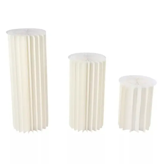 Foldable Centerpieces Cardboard Vase 3pcs Cylinder Flower Vase Stand Centerpiece {2}