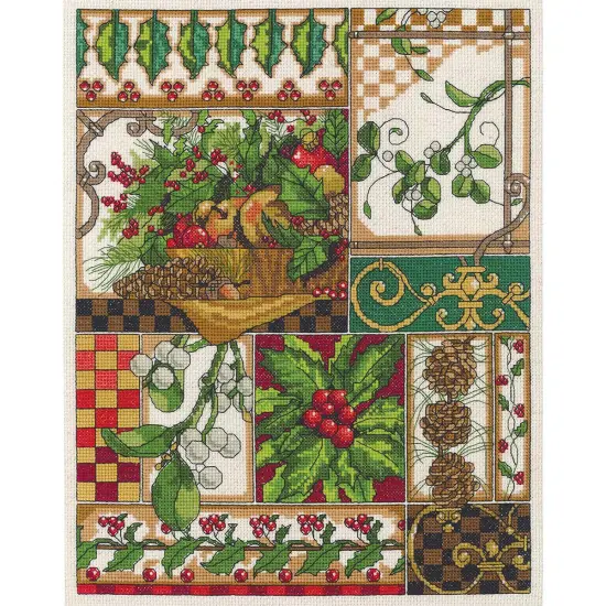 JanlynnWinter Montage Counted Cross-Stitch Kit Multi {1}