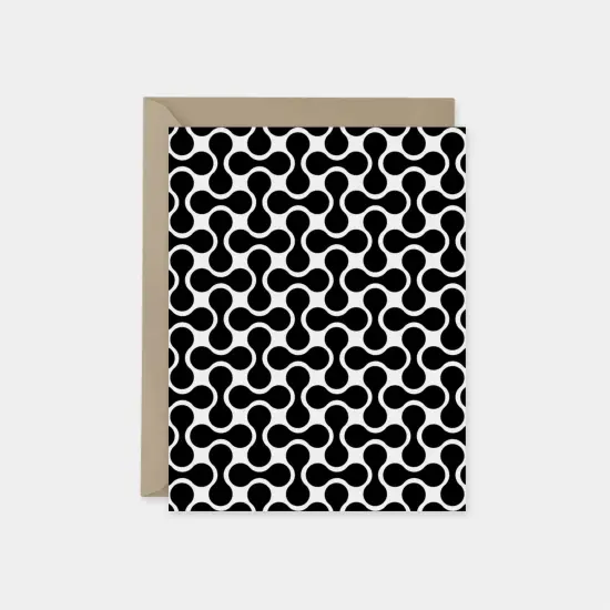 Minimal Modern Black and White Card {3}