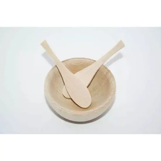 Kitcheniva 25 Pcs Wood Cutout Paddle Oar Wood Party Favor Spoon Crafts DIY {5}