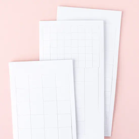 Sticky Thumb Dimensional Adhesive Foam 272/Pkg-White Tabs, Square {7}