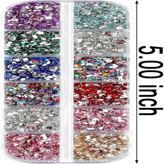 2000pcs 3D Flatback Rhinestones for Nails {5}