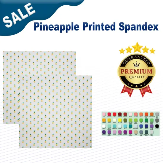 Pineapple Printed Spandex {1}