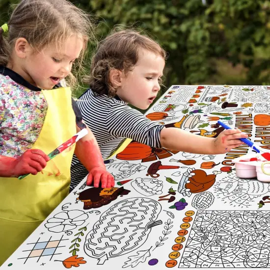 Thanksgiving Crafts for Kids - Giant Coloring {4}