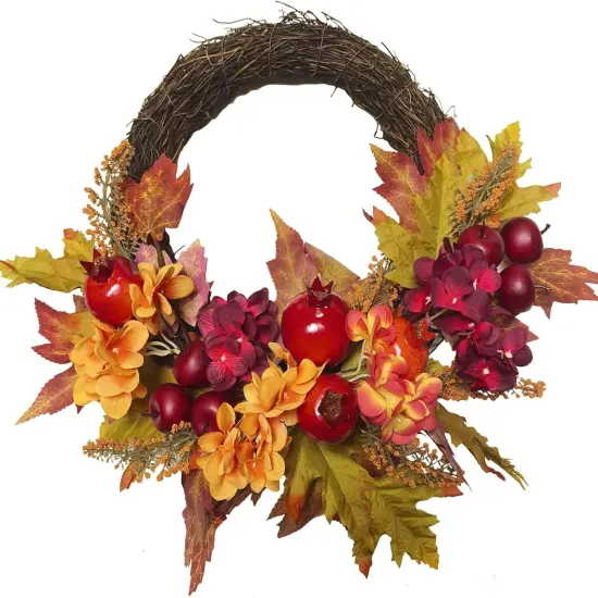 Fall Wreaths for Front Door 20 Inch {1}