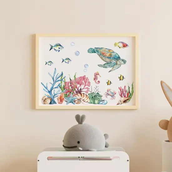 2 Large Coral Seashell Design Sheets 12''x18'' {2}