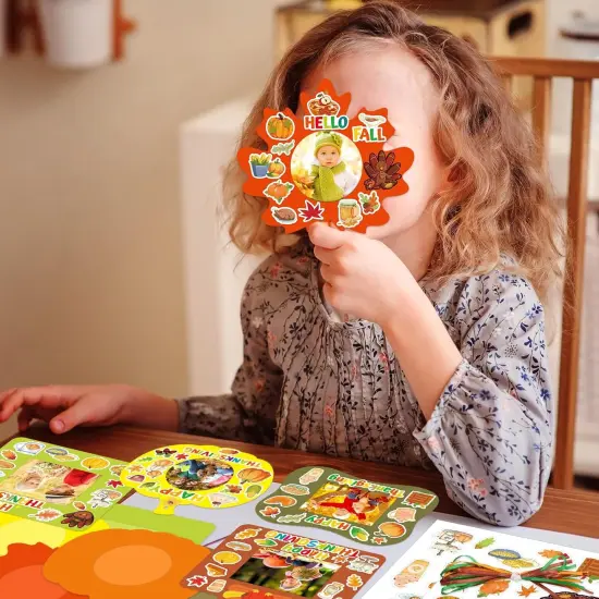 12 Sets Thanksgiving Picture Frame Craft Kits {5}