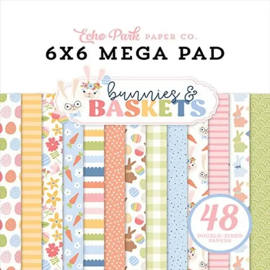 Bunnies And Baskets Cardmakers 6X6 Mega Pad {1}